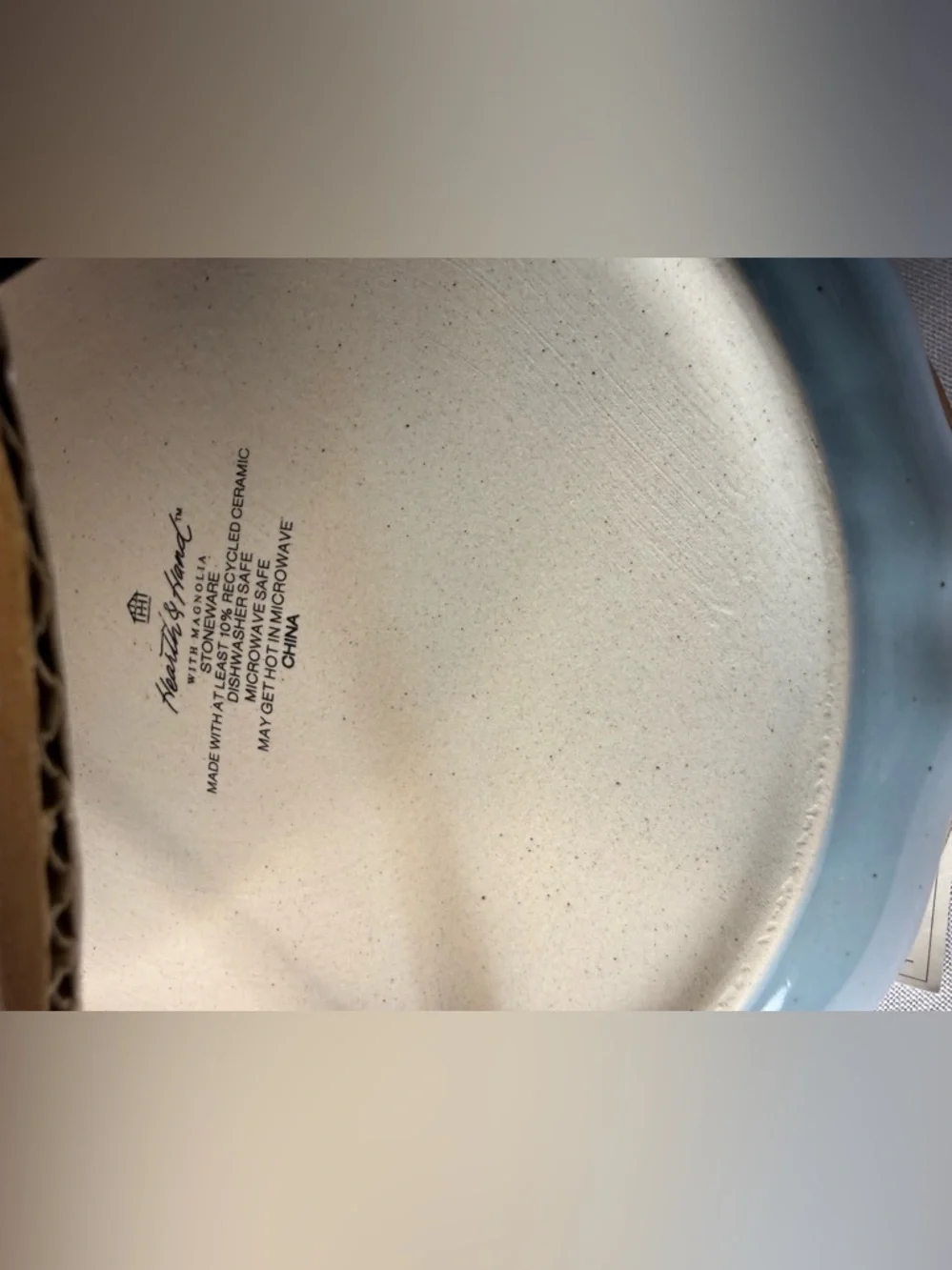 Hearth and Hand Stoneware 7”  Blue Appetizer Plates - Set of 4 - Picture 7 of 8